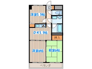 ﾈｵﾊｲﾂ・ｳﾞｪﾙﾋﾞｭ上杉(502)の物件間取画像